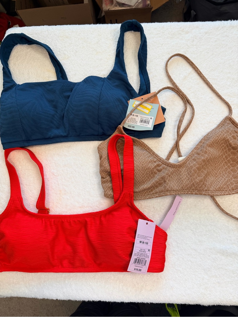 Women’s bralette style swim top (3)